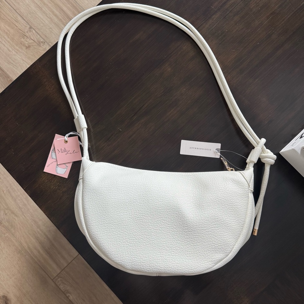 NEW! Anthro Mali + Lili Convertible White Bag